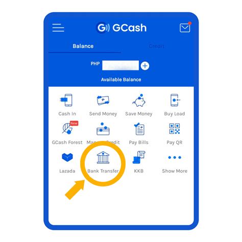 bank to gcash